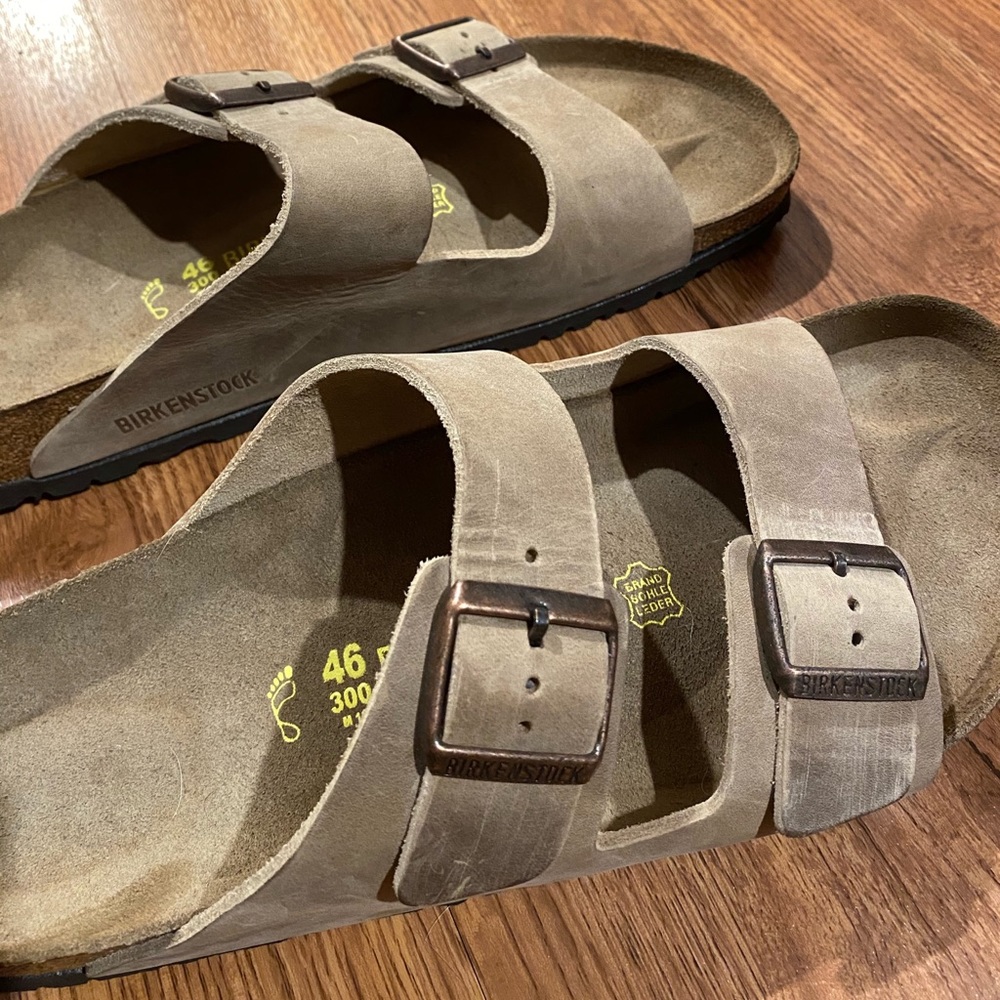 Birkenstock Arizona Leather Sandals Size 46 - M 13